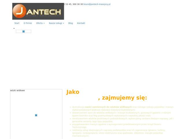 Zobacz Jantech. PUH. Małgorzata Stoksik Wózki Widłowe Maszyny Budowlane