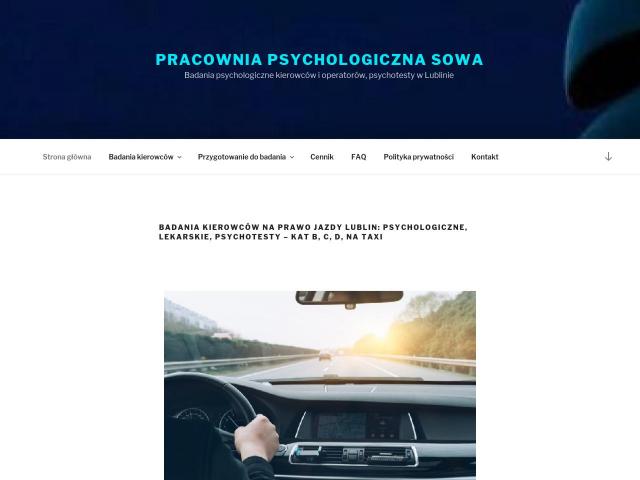 Zobacz Pracownia psychologiczna SOWA