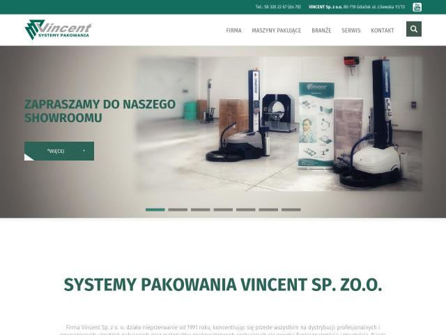 Zobacz Vincent Sp. z o.o. Owijarki do palet, maszyny pakujące, foliarki