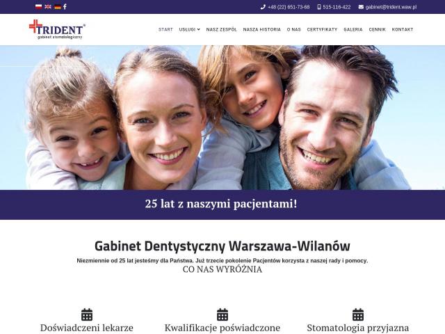 Zobacz Gabinet stomatologiczny TRIDENT